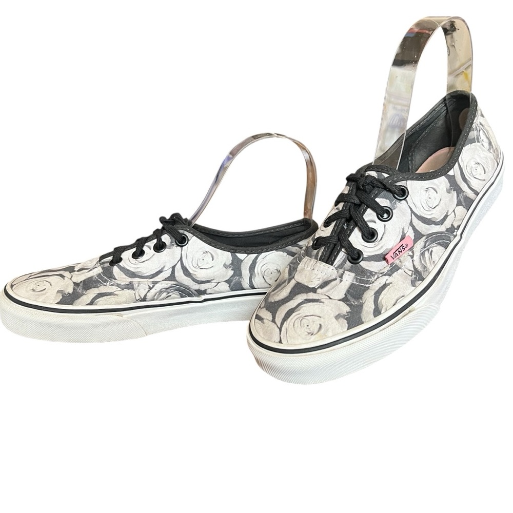 VANS Authentic Digi Roses Lace-Up Shoes. Size 6.5 - Picture 9 of 13